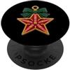 Christmas Santa Brick Builder Kids Star Brick Block Building Master Builder Natale PopSockets PopGrip Adesivo