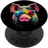 Dolce maiale per gli amanti del cinghial Maiale Domestico Maiale Amore Porcellino Maialino PopSockets PopGrip Adesivo