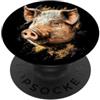 Dolce maiale per gli amanti del cinghial Maiale Domestico Maiale Amore Porcellino Maialino PopSockets PopGrip Adesivo