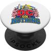 DC Or Nothing Washington DC Pride Appare DC Or Nothing Washington Retro Varsity Cherry Blossom PopSockets PopGrip Adesivo