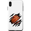 Retro Faith Coffee Western Apparel Co Fa Custodia per iPhone XS Max Pallacanestro Dentro Strappato
