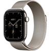 Apple Watch Series 12 GPS + Cellular 42 mm | Cassa in titanio naturale con loop in maglia milanese naturale