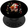 Christmas Santa Brick Builder Kids Babbo Natale Mattone Block Building Master Builder Natale PopSockets PopGrip Adesivo