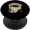 Regalo del Cammino di Santiago di Compos Camino De Santiago Buen Camino Maglietta Pellegrino PopSockets PopGrip Adesivo