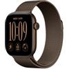 Apple Watch Series 12 GPS + Cellular 42 mm | Cassa in alluminio color bronzo scuro con loop in maglia milanese color bronzo scuro