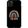 Bwili Personalized apparel Gifts Custodia per iPhone 11 Pro Max Tori Nome Personalizzato Divertente Donne Arcobaleno Tori