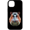 Ippopotami divertenti per gli amanti deg Custodia per iPhone 14 Plus Ippopotamo Hippo Hippopotamus Ippopotamo Cute Hippos
