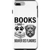 Funny Bouvier des Flandres And Book Desi Custodia per iPhone 7 Plus/8 Plus Libri e Bouvier des Flandres Funny Bouvier des Flandres