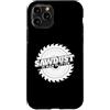 Miftees Carpenter Tees Custodia per iPhone 11 Pro Falegnameria divertente Sawdust Is Man Glitter