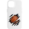 Retro Faith Coffee Western Apparel Co Fa Custodia per iPhone 14 Pallacanestro Dentro Strappato