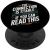 Network Engineering Designs Divertente ingegnere di rete Switch IT Specialist PopSockets PopGrip Adesivo
