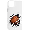 Retro Faith Coffee Western Apparel Co Fa Custodia per iPhone 14 Plus Pallacanestro Dentro Strappato