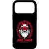 Metal Christmas Hail Santa Krampus Penta Custodia per iPhone 17 Pro Max Ave Santa Solstizio d'Inverno Spettrale Spaventoso Gotico Natale