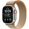 Apple Watch Ultra 4 GPS + Cellular 49 mm | Cassa in titanio naturale con Trail Loop sabbia - M/L