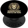 Cool And Funny Designs for Moms And Dads Husband Daddy Protector Hero PopSockets PopGrip Adesivo
