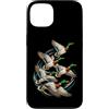 Bahaa's Tee Custodia per iPhone 13 Flying Mallard Ducks Waterfowl Migration Wildlife Bird Art