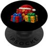 Christmas Santa Brick Builder Kids Mattoni di Natale Block Building Master Builder PopSockets PopGrip Adesivo