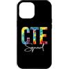 TeeaxArt Back To School Gifts Custodia per iPhone 12 Pro Max CTE Squad Tie Dye Appreciation Day Hello Back To School