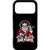 Metal Christmas Hail Santa Krampus Penta Custodia per iPhone 17 Pro Max Chitarra rocker natalizia gotica Hail Santa Winter Solstice
