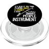 Bass Clarinet Smart People Instrument Mu Clarinetto Basso Smart People Instrument Funny Music Band PopSockets PopGrip per MagSafe
