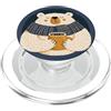 Cocoa Season Press Orso con una tazza di cacao per gli amanti del Natale, gli appassionati delle vacanze PopSockets PopGrip per MagSafe