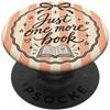 Reader Cute Librarian Striped Art Solo un altro amante dei libri che legge Bookworm Bookish Stripes PopSockets PopGrip Adesivo