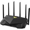 ASUS TUF-AX6000 - Router Estendibile con Mobile Tethering, WiFi 6 (802.11ax) Dual Band AX6000 AiMesh, Per Modem Operatore e ONT, Alternativa ai Router 4G 5G, AiProtection Pro, VPN, Parental Control
