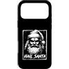 Metal Christmas Hail Santa Krampus Penta Custodia per iPhone 17 Pro Max Grandine Santa Solstizio d'Inverno Gotico Festa di Natale