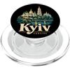 Ukraine Souvenir Gift Vintage Kiev Ucraina Viaggio Souvenir Landmark Gift PopSockets PopGrip per MagSafe