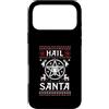 Ugly Christmas Solstice Metal Christmas Custodia per iPhone 17 Pro Max Ave Santa Wiccan Solstizio Pagano Gotico Brutto Natale