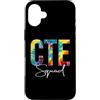 TeeaxArt Back To School Gifts Custodia per iPhone 16 Plus CTE Squad Tie Dye Appreciation Day Hello Back To School