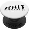 GOLF EVOLUTION Abbigliamento da Golf Don GOLF EVOLUTION Abbigliamento da golf per donne, uomini e PopSockets PopGrip Adesivo