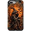 Spooky Halloween Designs For Wizards And Custodia per iPhone 7 Plus/8 Plus Strega misteriosa con gatto nero gotico strega di Halloween