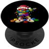 Christmas Santa Brick Builder Kids Dabbing Mattoni Natale Blocco Building Master Builder PopSockets PopGrip Adesivo