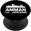 Amman Jordan Travel Souvenirs Amman Jordan Skyline Badge souvenir da viaggio PopSockets PopGrip Adesivo