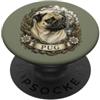 MyAnimal - Pug Carlino vintage natura arte design PopSockets PopGrip Adesivo