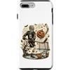 Halloween Apparel Custodia per iPhone 7 Plus/8 Plus Hockey Scheletro Halloween