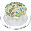 Disegni floreali in fiore Modello botanico astratto colorato PopSockets PopGrip per MagSafe