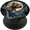 Regali per proprietari di Pitbull Pitbull con Luna - cani PopSockets PopGrip Adesivo