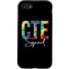TeeaxArt Back To School Gifts Custodia per iPhone SE (2020) / 7/8 CTE Squad Tie Dye Appreciation Day Hello Back To School