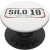 JB's Pop Culture Shop Silo 18 Est. 2052 Ruggine e Grigio Stampa Larga PopSockets PopGrip Adesivo