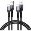 Intenso Cavo da USB-A a USB-C, 2 x 1 m, 3 A, cavo di ricarica | Cavo dati e ricarica da 480 Mbit/s per Samsung, iPhone e Xiaomi, robusto cavo di ricarica per tablet, Quick Charge 3.0