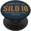 JB's Pop Culture Shop Proprietà di Silo 18 Underground Since Forever Amber Concrete PopSockets PopGrip Adesivo