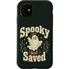 Cute Ghost Halloween Custodia per iPhone 11 Spettrale ma salvato fantasma di Halloween cristiano