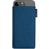 Adore June Classic Blu-Oceano Custodia Compatibile con iPhone 14-15 Plus/iPhone 14-15 PRO Max, Tessuto Resistente con Display di Pulizia Effetto