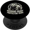 Cool And Funny Designs for Moms And Dads Husband Daddy Protector Hero PopSockets PopGrip Adesivo