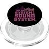 The Only Good System Is A Sound System L'unico buon sistema è un sistema audio PopSockets PopGrip per MagSafe