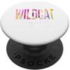TeeaxArt Tie Dye teachers Gifts Wildcat Squad Tie Dye Back To School donne apprezzamento PopSockets PopGrip Adesivo