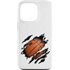 Retro Faith Coffee Western Apparel Co Fa Custodia per iPhone 13 Pro Pallacanestro Dentro Strappato