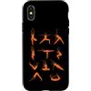 Afro Girl Yoga Classes Pilates Black Pri Custodia per iPhone X/XS Le donne afroamericane Yoga pone la meditazione Juneteenth
